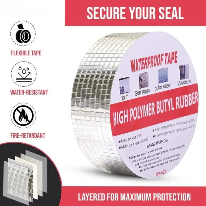 Aluminum Tape - Self Adhesive, UV Protective & Durable