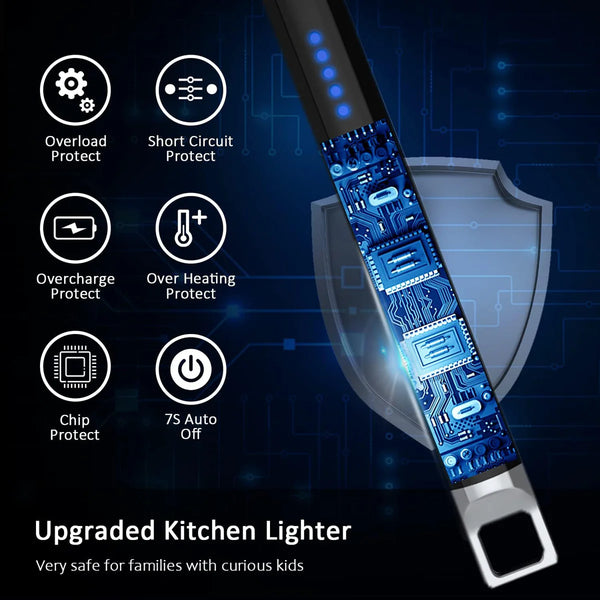 USB Rechargeable Electric Gas Lighter