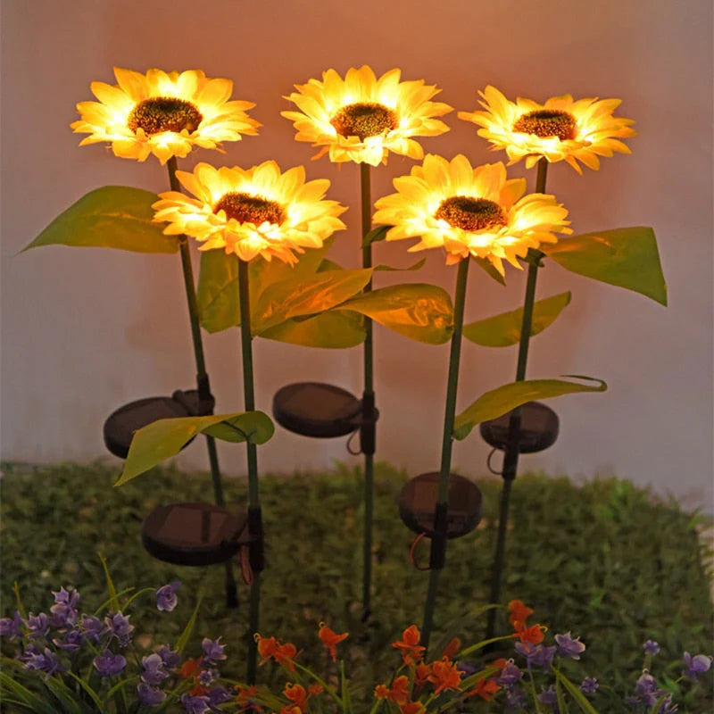 Sunflower Solar LED Light