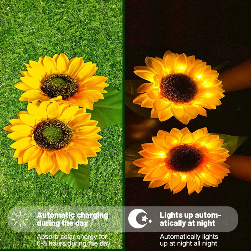 Sunflower Solar LED Light